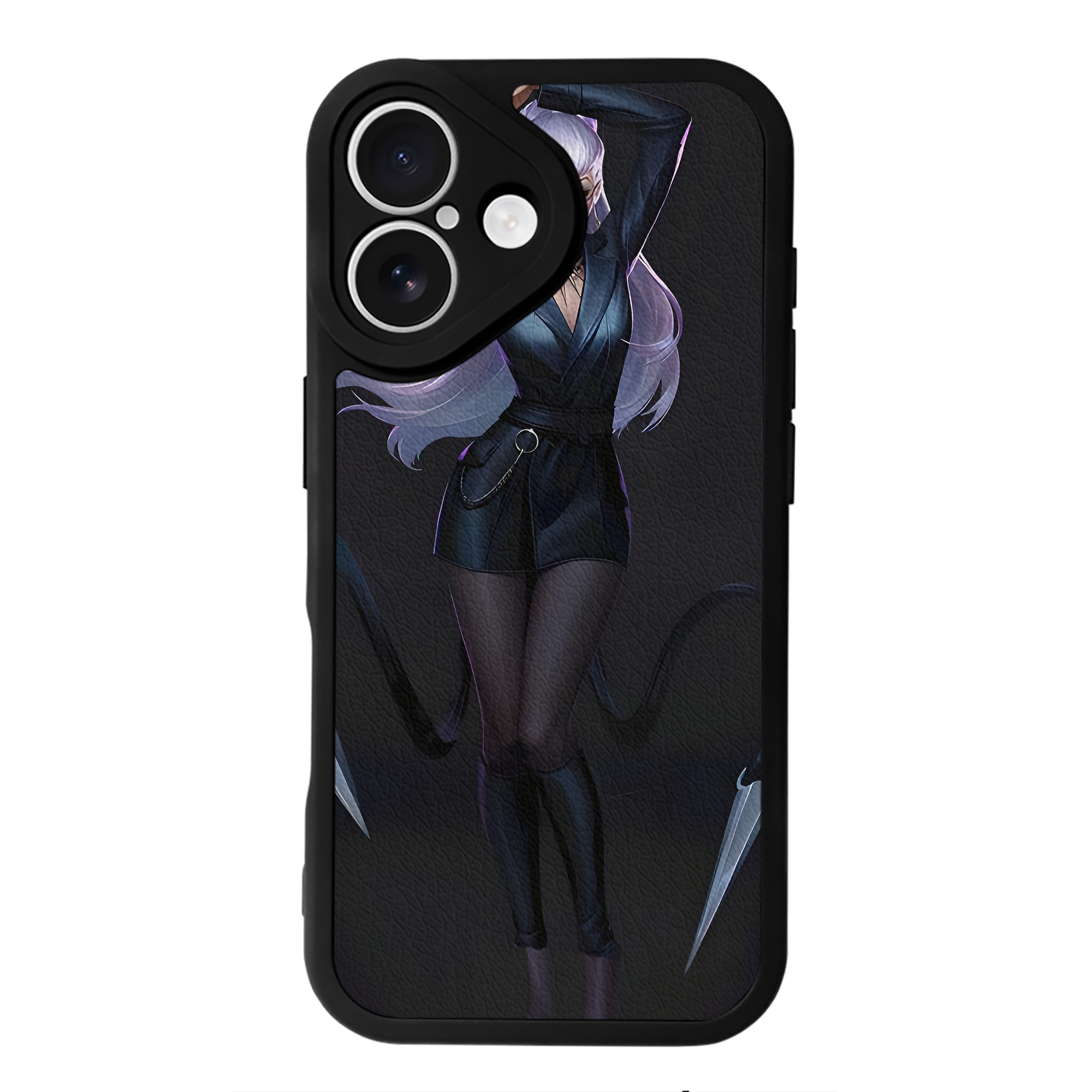 （画像用） リーグ・オブ・レジェンド League of Legends LOL 【iPhone 16シリーズ対応】シリコンスマホケース（レザー調） 材質：シリコン